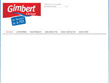 Tablet Screenshot of gimbertocean.com